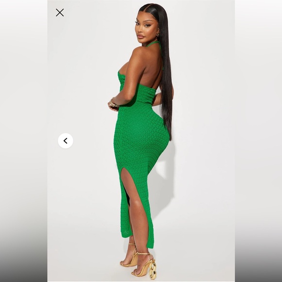 Fashion Nova Vibrant Green Maxi Dress - Picture 2 of 5